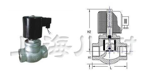 直動(dòng)式蒸汽電磁閥結(jié)構(gòu)圖